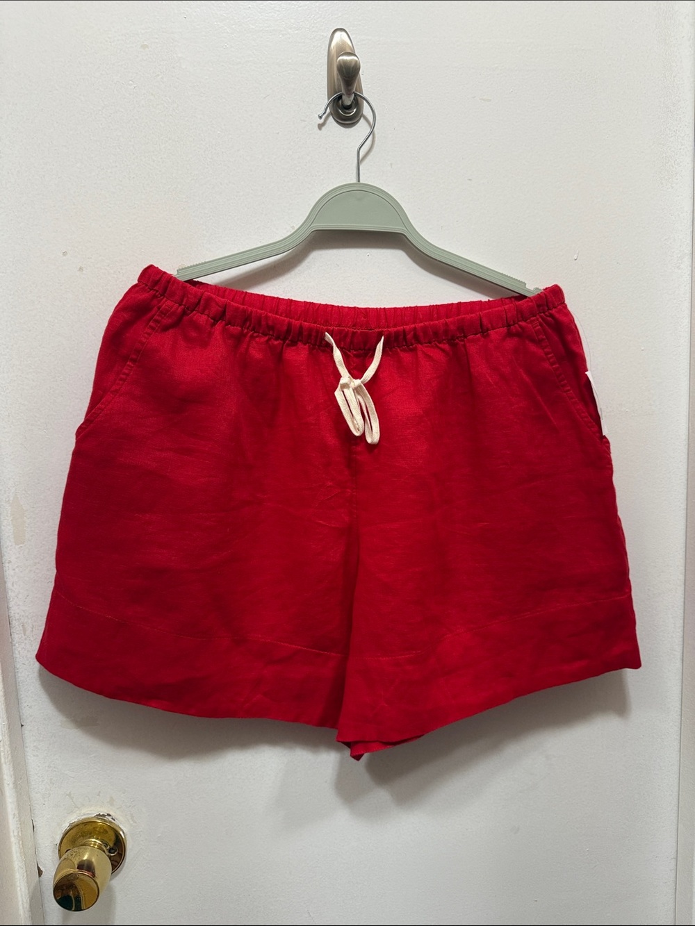 GAP Red Drawstring Athletic Women's Shorts